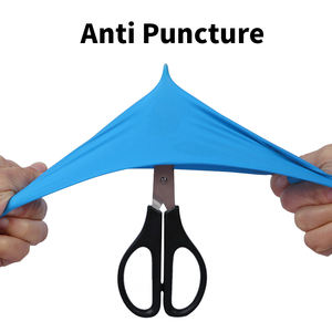 Gants en nitrile jetables bleus sans poudre 3mil usage industriel transformation alimentaire imperméables et résistants à l'huile 100 pièces 1 boîte - Product Image 3