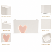 Comptoir de caisse personnalisé avec éclairage LED, bureau de caisse pour le commerce de détail, durable, facile à nettoyer, mobilier de réception pour magasin