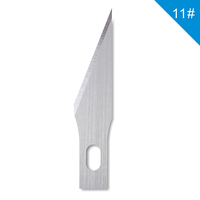 # 11 Lame di Ricambio per Coltello Hobby per Taglio di Precisione, Intaglio, Artigianato e Modellismo