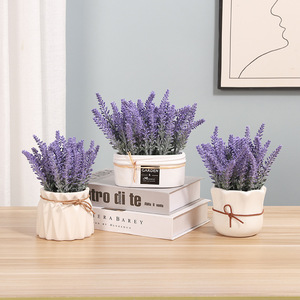 Planta Artificial de Lavanda en Maceta de Master Gu, Decoración Artesanal para el Hogar, Entrada, Mueble de TV, Regalo - Product Image 2