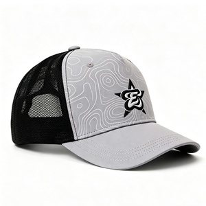 Gorra de béisbol de malla personalizada con bordado, gorra trucker con bordado de escudo, malla transpirable para hombres y mujeres - Product Image 2