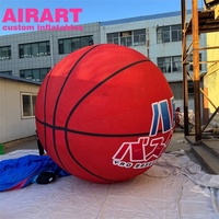 Ballon de basket en tissu Oxford 420D pour les événements sportifs scolaires - Ballon de basket gonflable publicitaire