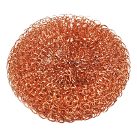 Tampon à récurer Boule de nettoyage de cuisine Récureur à mailles en cuivre