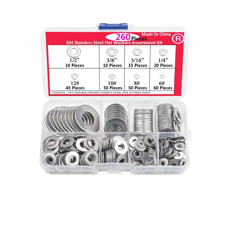 304 Stainless Steel Flat Washer Set
