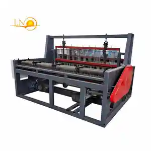 Full Automatic Stainless Steel Crimped Wire Mesh Weaving Machine For Making Fence Mesh