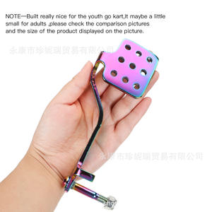 Pédales de karting Zhen Niri colorées, 71 câbles avec ressorts de rappel, pour réparation adulte - Product Image 3