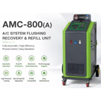 Máquina de Recuperación de Aire Acondicionado Automática R134a y R1234yf AMC-800A con Función de Pulsación y Recarga para Talleres de Reparación de Automóviles