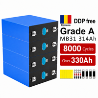 Stok UE Rumania DDP Mb31 Lifepo4 314Ah 330Ah Mb31 LFP 330 Ah 340Ah Sel Lithium EV Mb31 314Ah/3.2V 314ah Baterai Lifepo4