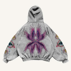 Nueva Sudadera con Capucha para Hombre, Estilo Americano, Holgada, con Estampado Digital Personalizado, Unisex, Talla Grande, para Otoño e Invierno - Product Image 2