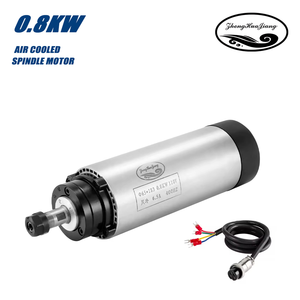 Moteur de broche CNC refroidi par air Zhong Hua Jiang 0.8KW ER11 65mm 4 roulements 110V/220V, vitesse maximale 24000 tr/min, pour machine de gravure et de fraisage - Product Image 1