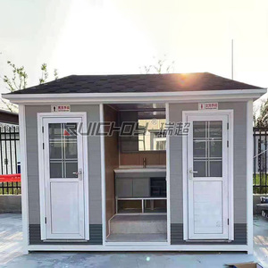 Toilettes portables en panneaux sandwich, modernes, écologiques, pour usage public, toilettes extérieures - Product Image 1