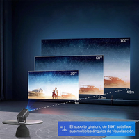 Hot New Mini Android Proyector portátil Wifi6 200 Ansi Pocket Home Theater Auto 4K LCD TV 3D Características Número de modelo