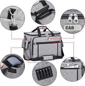 Étui de transport pour machine à coudre pliable, durable, de bonne qualité, avec roulettes. - Product Image 3