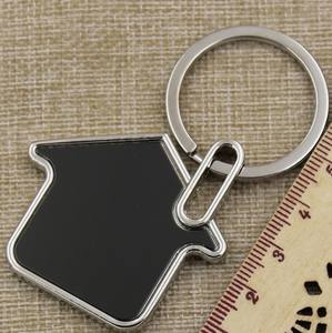 أقراط على شكل منزل مخصصة ملونة تصميم راتنج تشطيب قلادة رئيسية - Product Image 2