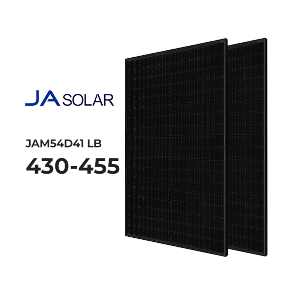 JA Solar JAM54D41 - Bifacial, All Black, 430-455W PV Panels