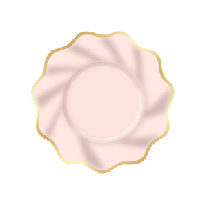 Juego de Vajilla Rosa DAMAI con Estampado en Caliente, Platos de Papel Desechables, Servilletas, Kits de Suministros para Fiestas de Cumpleaños - Product Image 3