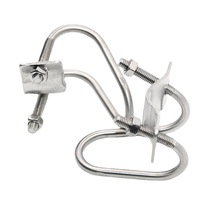 Colliers de serrage en U double en acier inoxydable pour tuyaux, équipement d'élevage porcin, pince de fixation robuste pour bétail, modèle 002