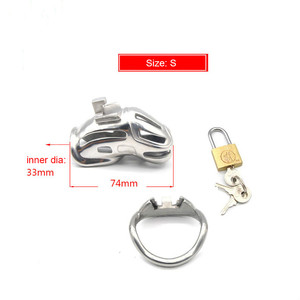 Cinturón <span class=keywords><strong>de</strong></span> <span class=keywords><strong>Castidad</strong></span> BDSM <span class=keywords><strong>de</strong></span> Acero Inoxidable para Hombre, Compatible con Descargas Eléctricas DIY - Product Image 5