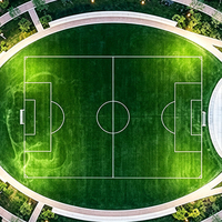 Gazon synthétique durable pour terrains de football, gazon artificiel sportif rempli en grande quantité