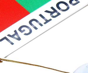 Bandera de <span class=keywords><strong>Portugal</strong></span> para Colgar en el Coche, 4x6 Pulgadas, Poliéster con Borla Dorada, Resistente a la Decoloración, para Interior de Vehículos y Decoración Festiva - Product Image 3