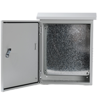 Boîtier de distribution électrique en acier étanche IP65 JXF1 pour montage en surface extérieur, panneau de commande OEM QHECO Argent