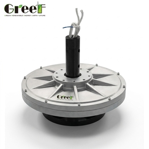 เครื่องกำเนิดไฟฟ้าแบบฟลักซ์แกนหมุนขนาดกะทัดรัดสำหรับกังหันลมแกนตั้ง - Product Image 1