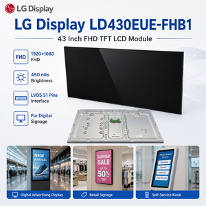 Pannello Display LCD <span class=keywords><strong>LG</strong></span> LD430EUE-FHB1 per Monitor Desktop 43 Pollici <span class=keywords><strong>FHD</strong></span> 1080P LCM Originale LVDS - Product Image 5