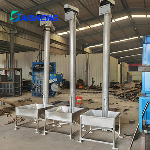 Yüksek Kaliteli Paslanmaz Çelik Eğimli Çimento Tuz Konveyörü Dikey <span class=keywords><strong>Spiral</strong></span> Konveyör Sistemi - Product Image 4