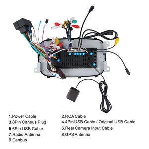 Podofo 7 "4 + 64G 2 Din Android autoradio stéréo sans fil <span class=keywords><strong>Carplay</strong></span>/Android Auto BT/GPS/Wifi/EQ pour <span class=keywords><strong>Fiat</strong></span> <span class=keywords><strong>500X</strong></span> 2014-2020 Car Audio - Product Image 4