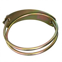 Collier de serrage double fil de 7 pouces en acier au carbone galvanisé robuste pour tuyau d'incendie OEM