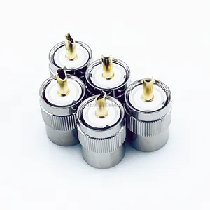 Coaxial Cable UHF PL259 Male Plug Connector For 7D-FB