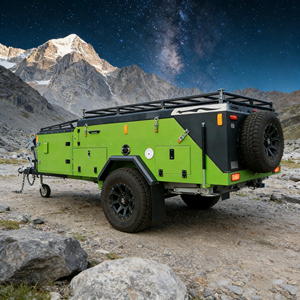 Remolque de Campamento Plegable Trasero Ligero de Primera Calidad Ecocampor, Estándar Australiano Moderno, Luces LED Mini 4x4 Todoterreno - Product Image 2