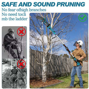 Sécateur électrique professionnel SK5 pour jardin, télescopique, à long <span class=keywords><strong>manche</strong></span>, scie de taille sans fil pour l'élagage des arbres - Product Image 5