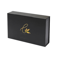 Boîte Cadeau d'Emballage De Luxe Éco-Responsable en Papier d'Art à Rabat Magnétique, avec Logo Personnalisé et Calages