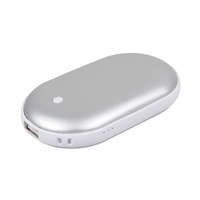 Calentador de Manos Portátil Recargable MGITEC con Banco de Energía de 5000 mAh, Entrada/Salida USB-C, Salida de 5 W