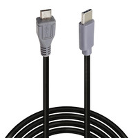 Mini 5P mâle vers type-c mâle adaptateur OTG plomb Micro USB C mâle vers mâle convertisseur avec Protection OTP nouveau câble de données d'état