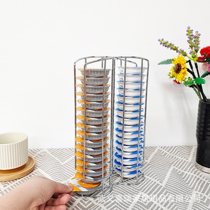 Étagère de rangement moderne minimaliste en fil de fer en forme de pilier, non pliable, pour capsules de <span class=keywords><strong>cocktail</strong></span> Tassimo <span class=keywords><strong>Bartesian</strong></span> - Product Image 2