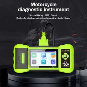 Professional Motorcycle Diagnostic Tool for M300 OBD2 Scanner Engine Analyzer 12V <b>Battery</b> <b>Tester</b> Harley Ducati Yamaha USB - Product Image 4