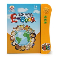 Juguete Educativo de Plástico ABS en Forma de Estrella, Máquina de Lectura para Niños de 0 a 24 Meses, Libro Electrónico en Francés/Árabe/Inglés/Español, Venta al Por Mayor