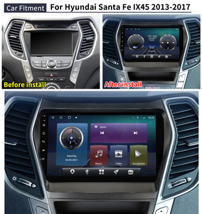 Autoradio Android Krando 9 pouces pour Hyundai Santa Fe IX45 2013 - <span class=keywords><strong>2017</strong></span>, Carplay sans fil, 4G, 128 Go - Product Image 2
