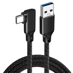สายชาร์จ VR Link, USB 3.2, สายถักไนลอน Type-C, หัวงอ 90 องศา, สายชาร์จเร็วสำหรับเล่นเกม 3A 60W - Product Image 5
