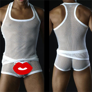 Lingerie Transparente Sexy Type Gladiateur en Maille de Nylon pour Hommes – Sous-vêtements Masculins (Dropshipping) – Ce Lien Concerne Uniquement les T-shirts - Product Image 6