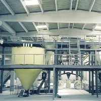 Broyeur à boulets de meulage à sec de poudre non métallique ultrafine et ligne de production de classificateur d'air