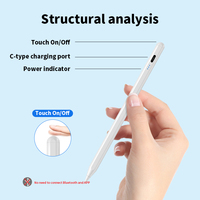 Stylet Numérique Capacitif Chaud pour Écriture sur Écran Tactile Intelligent iPad Téléphone Mobile Tablette, avec Logo Tactile
