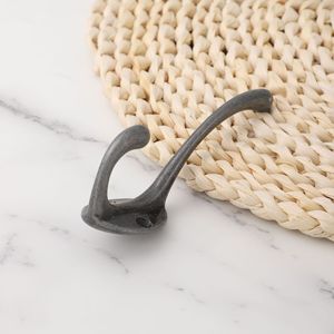 Zhanyuan Wall Mounted Wardrobe <b>Hook</b> Polished Heavy Duty Corner Shape Die Cast Hardware For Cabinet <b>Kitchen</b> Door Storage - Product Image 2