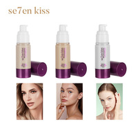 Fond de teint liquide Se7en Kiss Warm, fini naturel brillant effet miroir, maquillage waterproof, correcteur, crème BB, fond de teint liquide