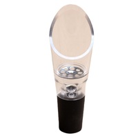 Bouchon et verseur à vin sous vide réutilisable en silicone noir, bouchon à vis anti-fuite pour bouteille de vin, accessoires de bar