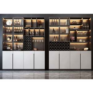 Modern Living Room Wine <b>Cabinet</b> Storage <b>Display</b> Luxury Wooden Home Furniture Fashion <b>Sideboard</b> <b>Cabinet</b> - Product Image 5