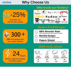 Correa de Pecho Acolchada con Remaches y Estampado de Moda para Perros, Diseño Personalizado por el Fabricante, Correa de Tracción para Perros de PVC Impermeable - Product Image 5