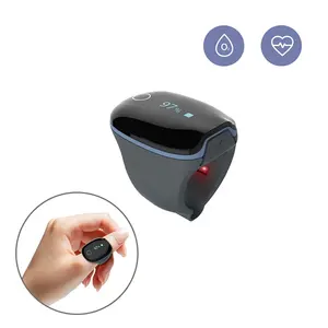 Wellue O2Ring Apparecchiatura per Analisi del Sangue, Pulsossimetro per Frequenza Cardiaca e Saturazione di Ossigeno, Monitor per Apnea Notturna - Product Image 1